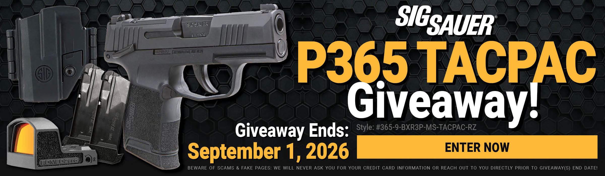 Sig Sauer P365 TacPac - Giveaway